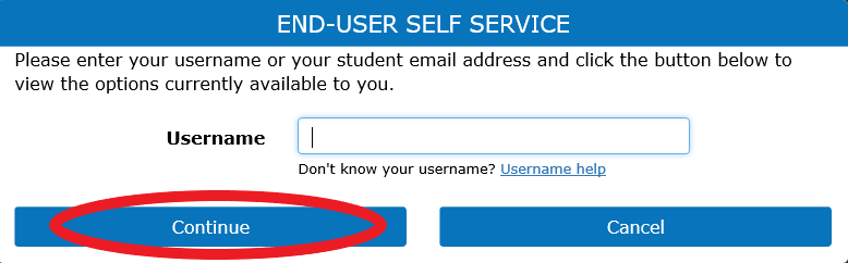 Password Change Step Two